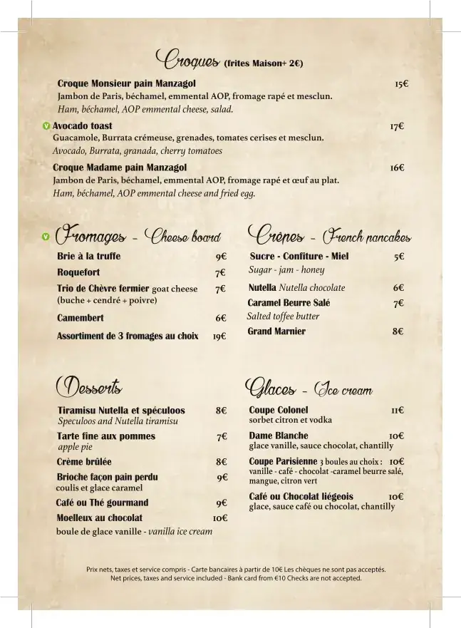 Menu_Le Rempart Bastille_Paris_image_3