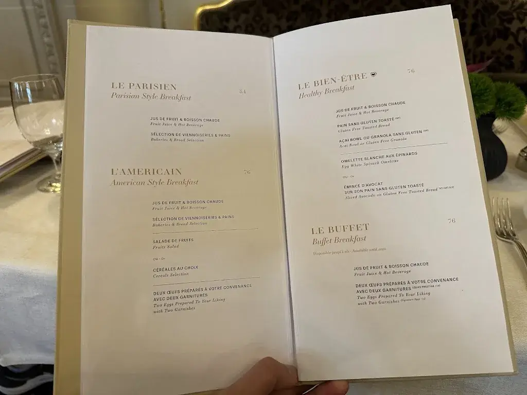 Menu_La Galerie_Paris_image_2
