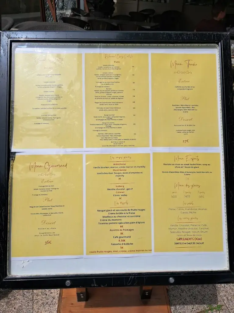 Menu_Chez l'Artiste_Montélimar_immagine_2