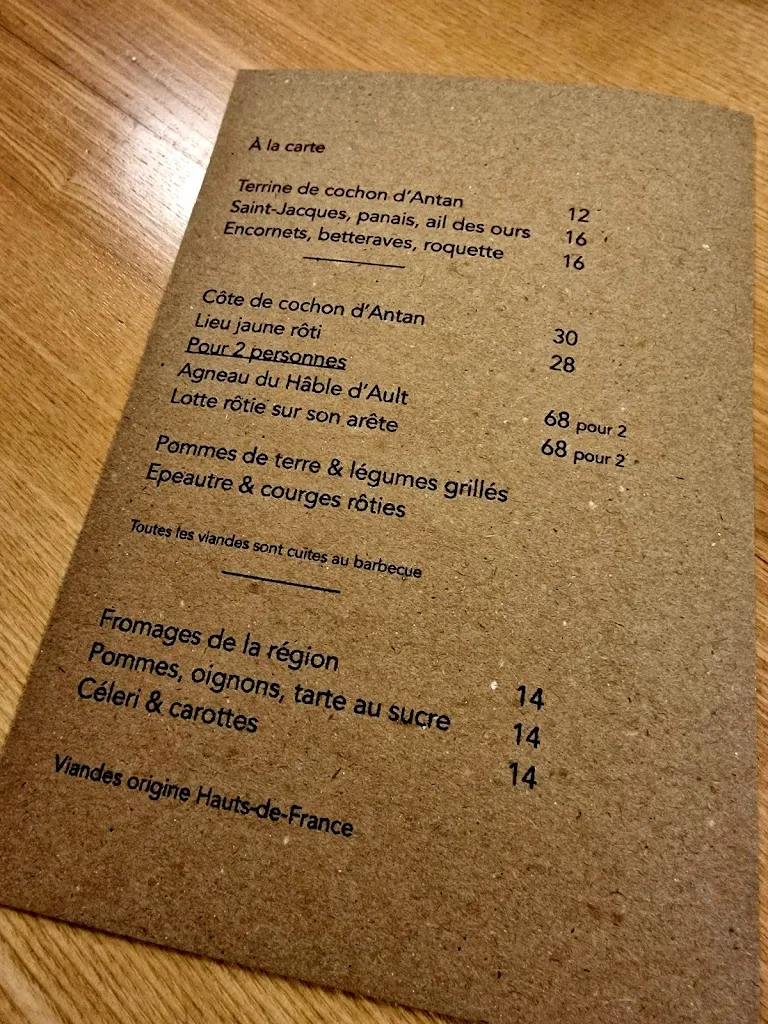 Menu_Baie, Table D’hôtes_Saint-Valery-sur-Somme_immagine_2