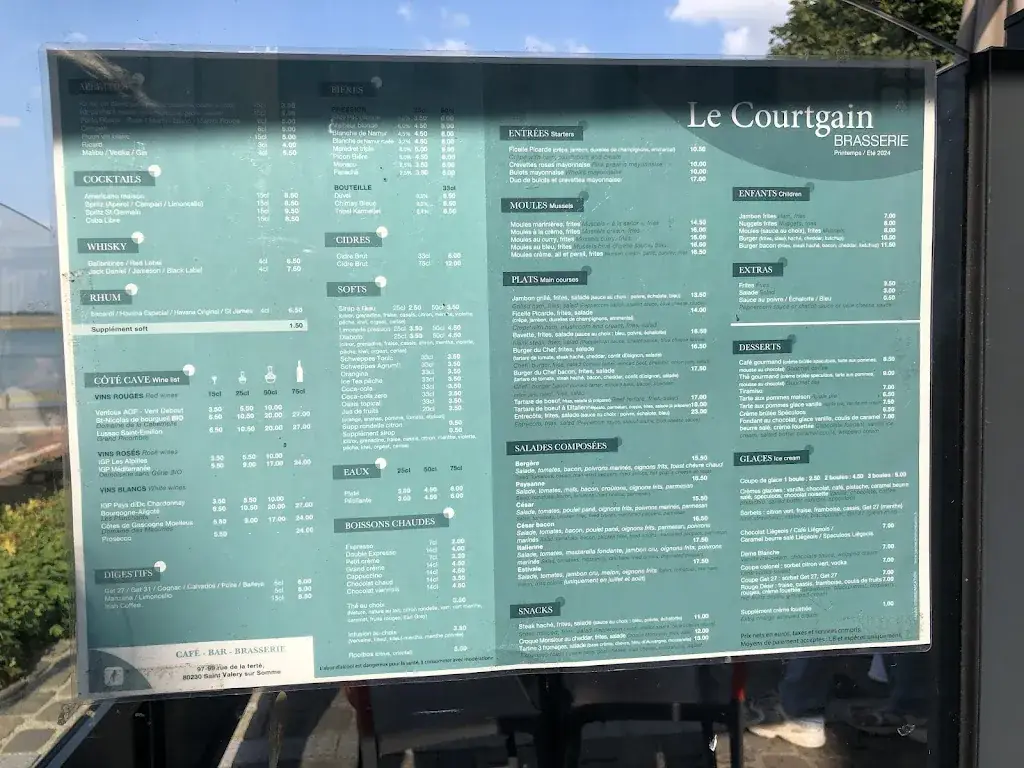 Menu_Brasserie Le Courtgain_Saint-Valery-sur-Somme_image_2