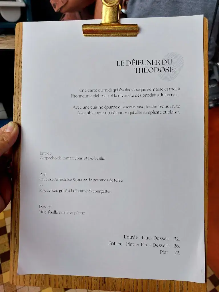 Menu_Le Théodose - Restaurant et Bar_Saint-Valery-sur-Somme_image_1