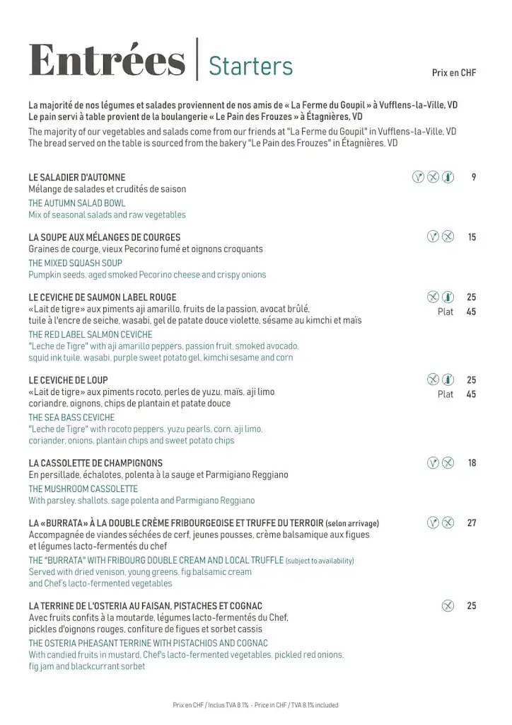 Menu_Osteria 31_Saint-Sulpice_image_2