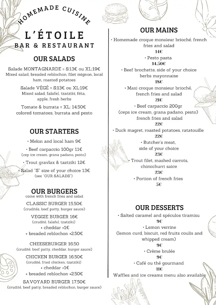 Menu_L'Étoile_Aime-la-Plagne_immagine_4