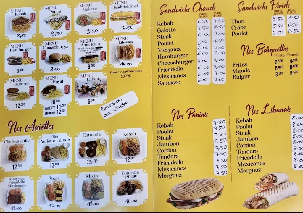 Menu_Chez pala restaurant de la place_Samer_image_2