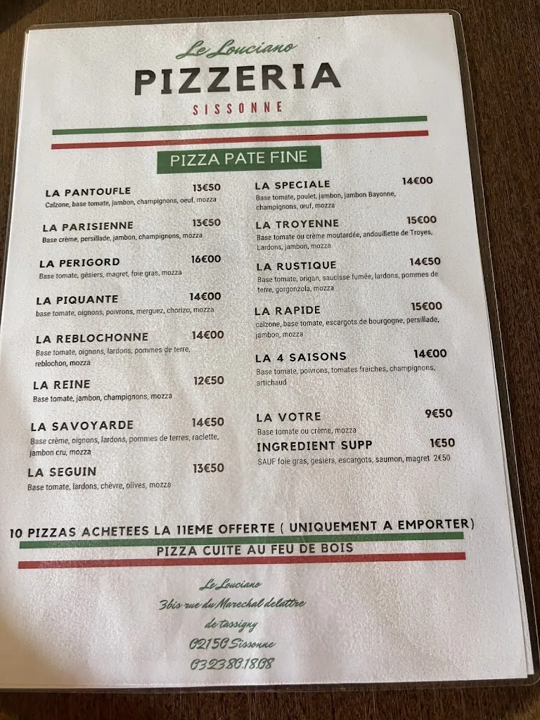 Menu_Le Louciano_Sissonne_image_3