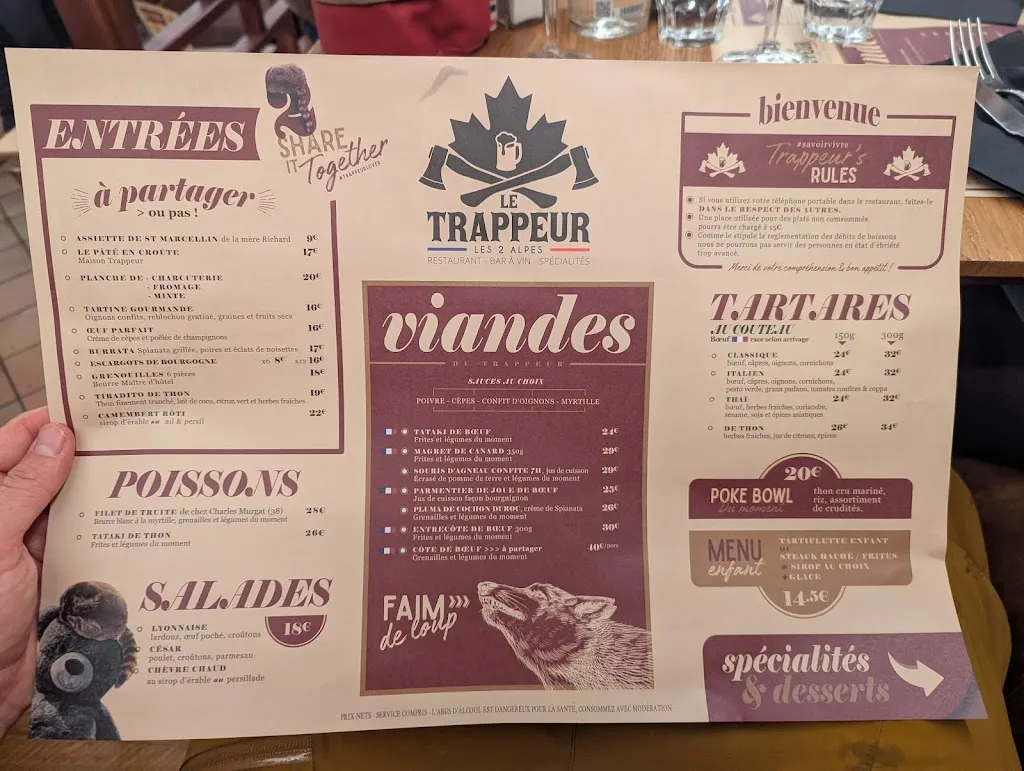 Menu_Le Trappeur_Alpes_image_4
