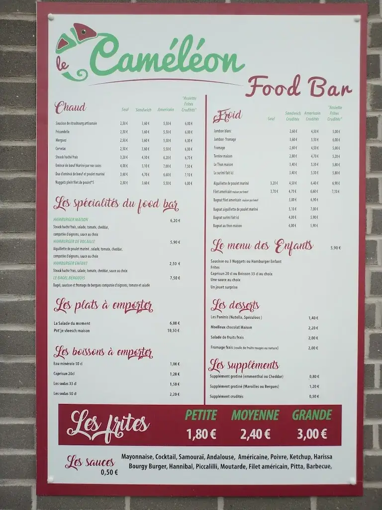 Menu_Le Caméléon_Spycker_image_2