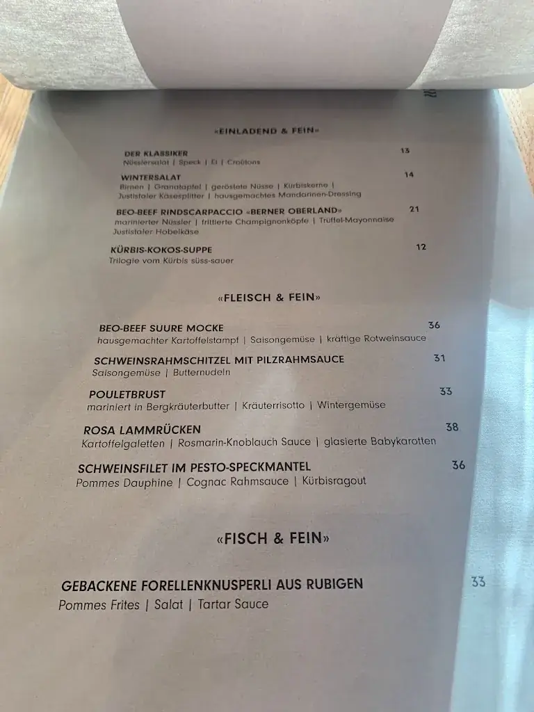 Menü_Restaurant Stein & Sein_Sundlauenen_Bild_2