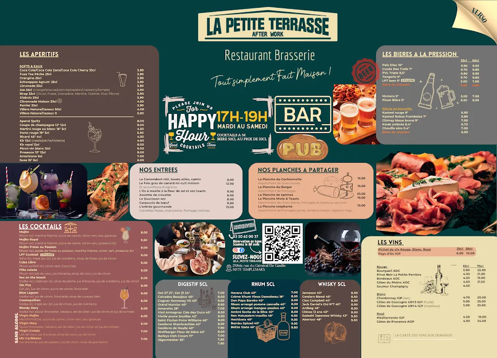 Menu_LA PETITE TERRASSE restaurant-brasserie_Templemars_image_1