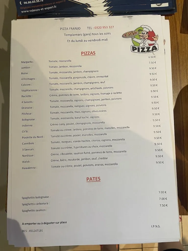 Menu_Pizza Franjo_Templemars_image_1