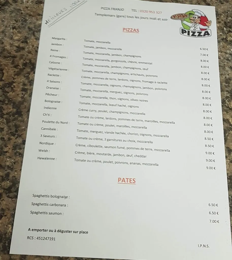Menu_Pizza Franjo_Templemars_image_2