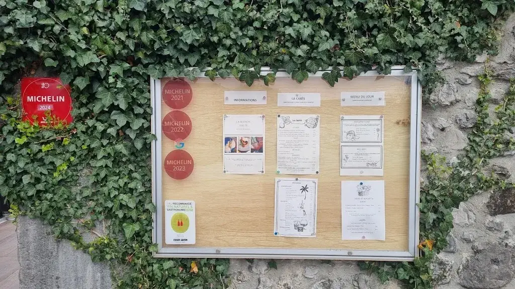 Menu_Restaurant La Maison Haute_Crolles_image_1