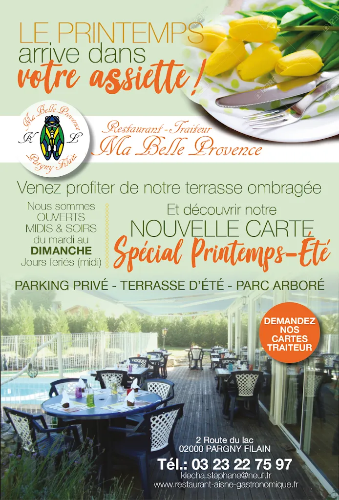 Menu_Restaurant Ma Belle Provence_Pargny-Filain_imagen_4