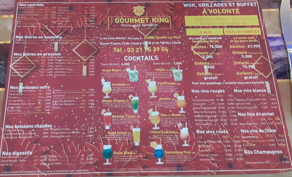 Menu_Gourmet king_Vendin-le-Vieil_image_1