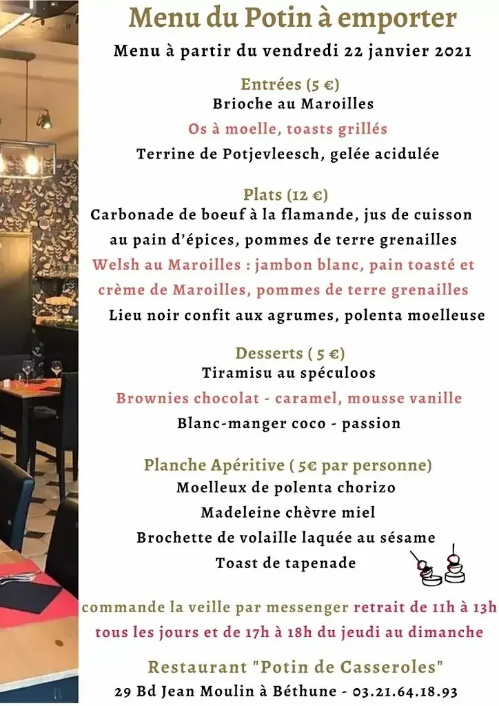 Menu_Potin de Casseroles_Béthune_image_2