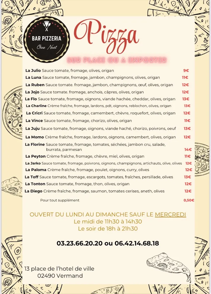 Menu_Chez Noël_Vermand_image_1