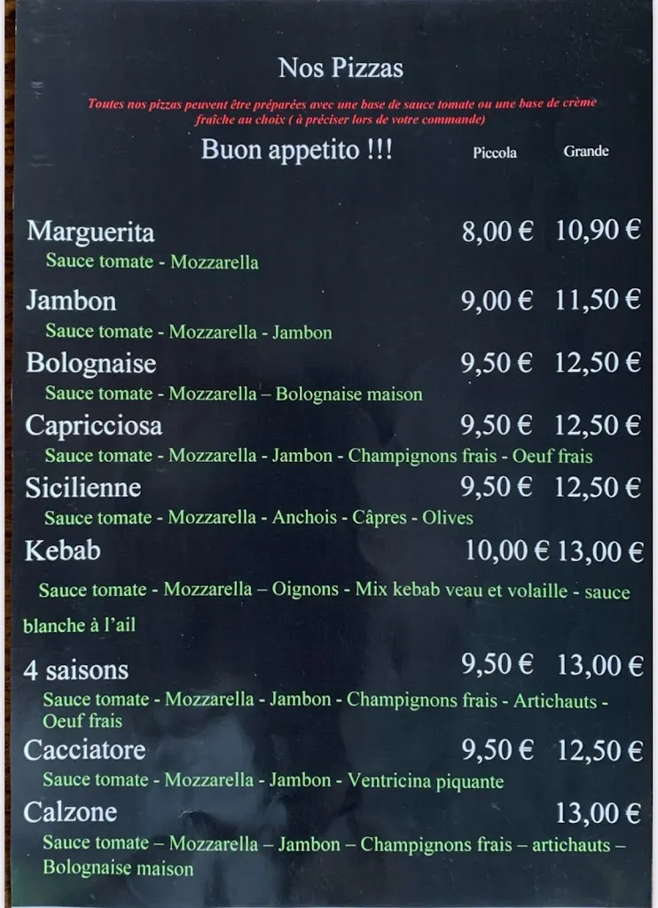Menu_Restaurant Di Salvo Pizzeria Trattoria vermelles_Vermelles_image_2