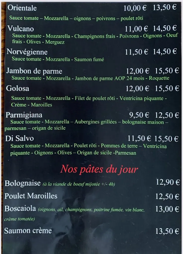 Menu_Restaurant Di Salvo Pizzeria Trattoria vermelles_Vermelles_image_3