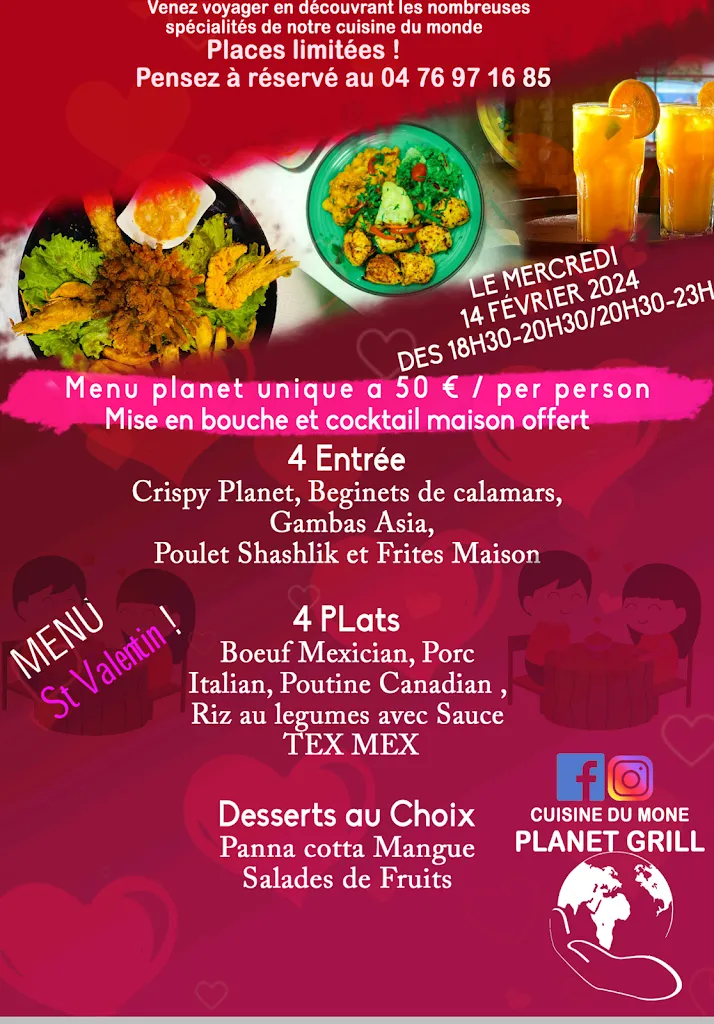 Menu_PLANET GRILL_Crolles_image_1