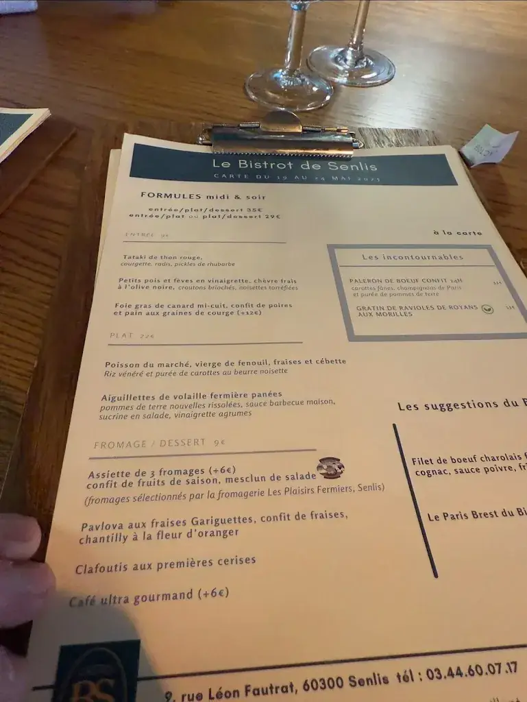 Menu_Le Bistrot de Senlis_Senlis_image_3