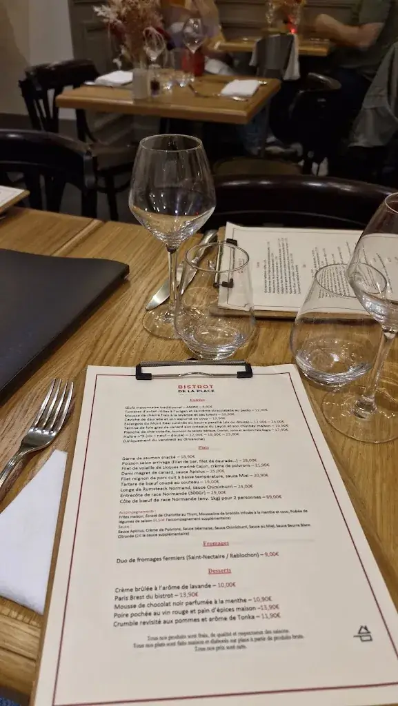 Menu_BISTROT DE LA PLACE - SENLIS_Senlis_image_3