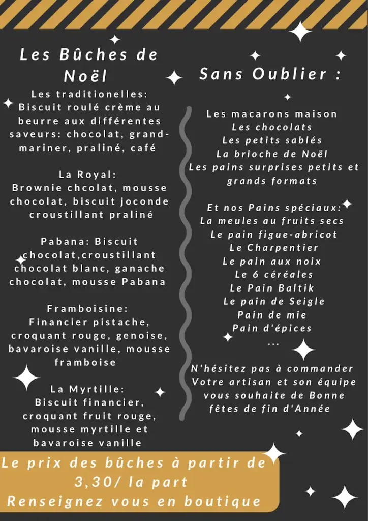 Menu_Boulangerie Pâtisserie La Sautriaute_Verberie_image_1