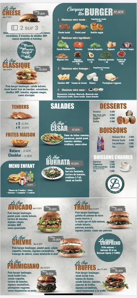 Menu_LB SUPREME_Crolles_image_1