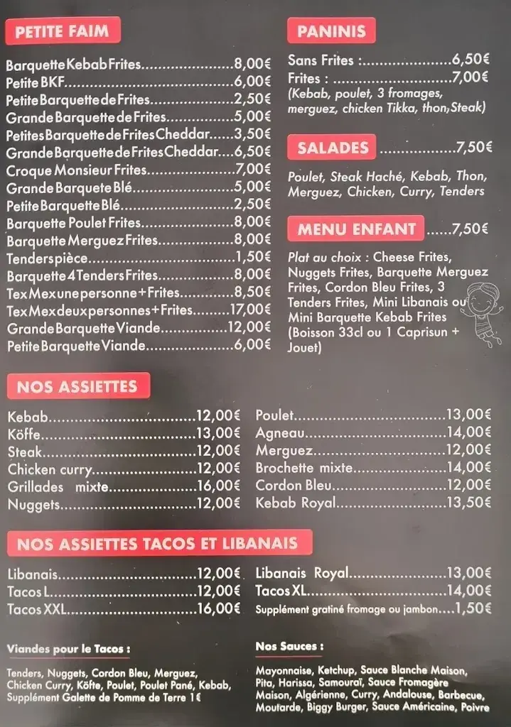 Menu_Marmara Vignacourt - kebab Mira Restaurant_Vignacourt_image_1