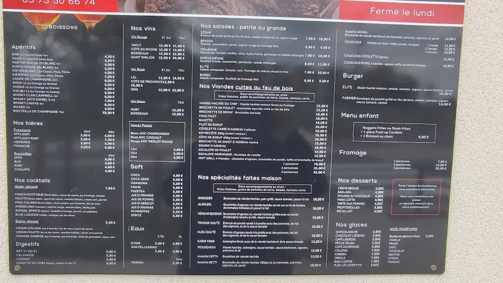 Menu_Elite Grill SteakHouse_Villers-Bretonneux_image_1