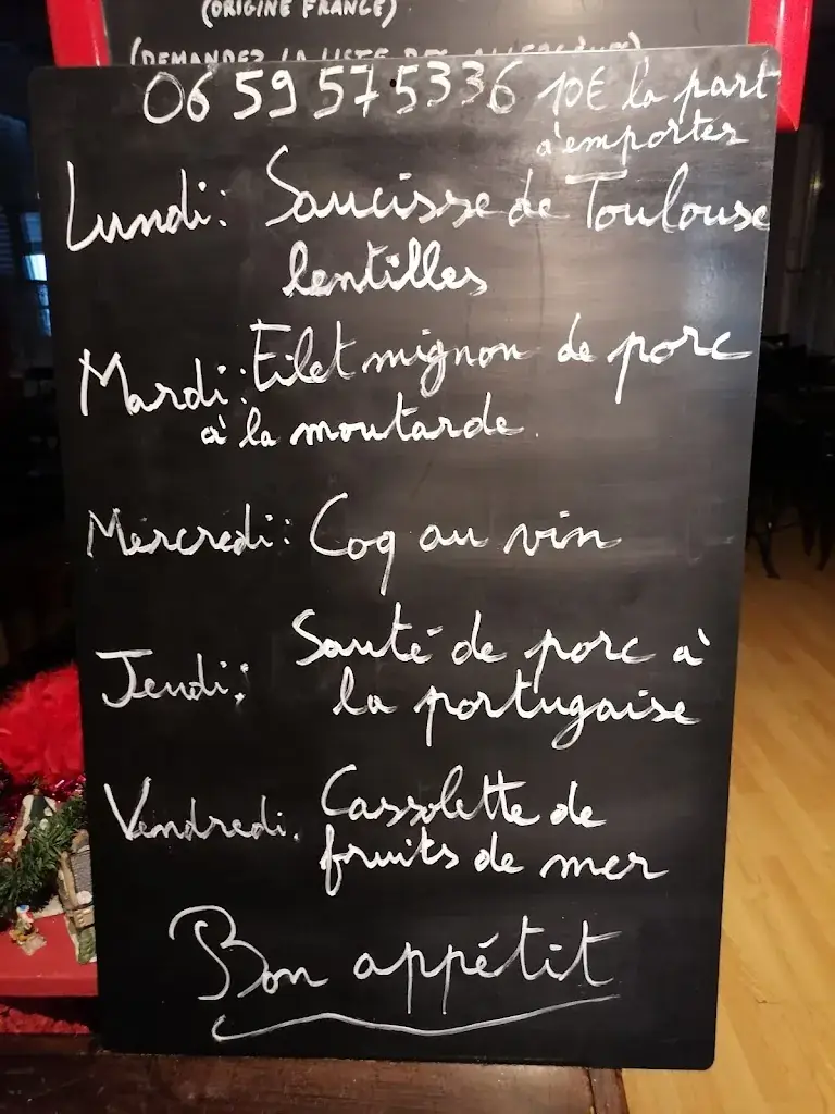 Menu_Café de la poste_Warluis_image_1