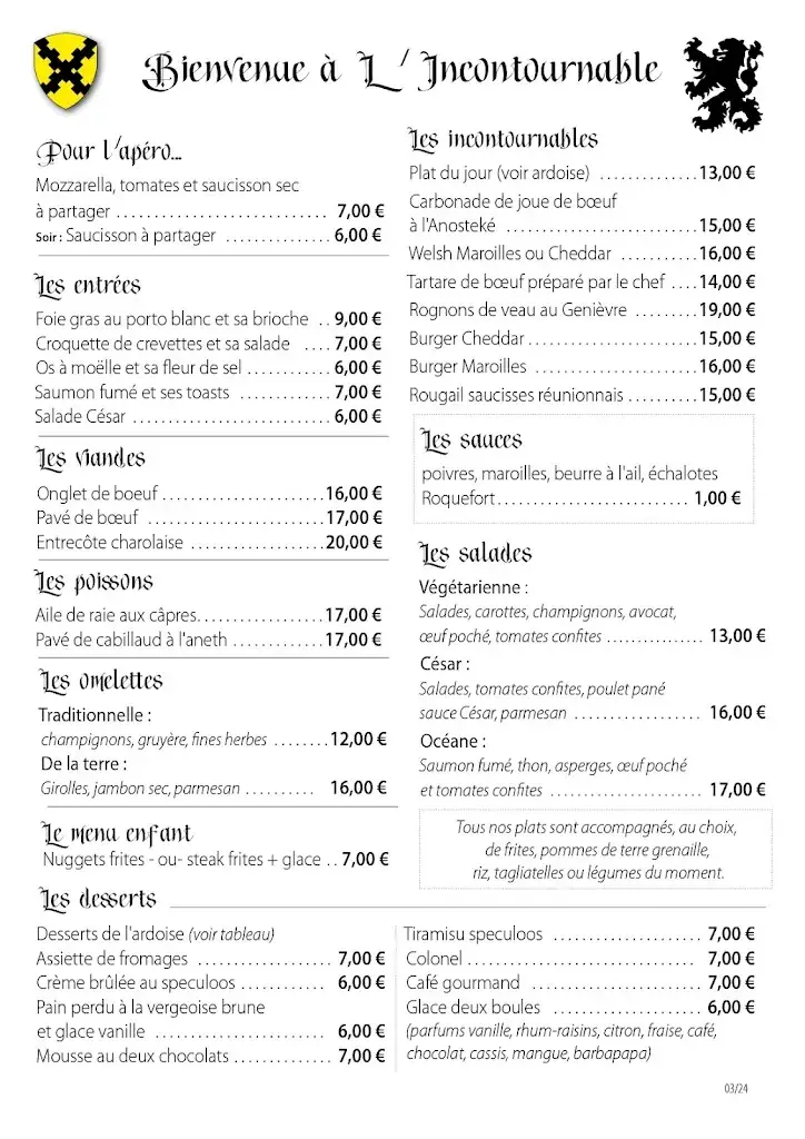 Menu_L'Incontournable_Wattignies_image_1