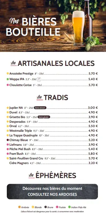 Menu_La Taverne du Petit Wasquehal_Wasquehal_image_3