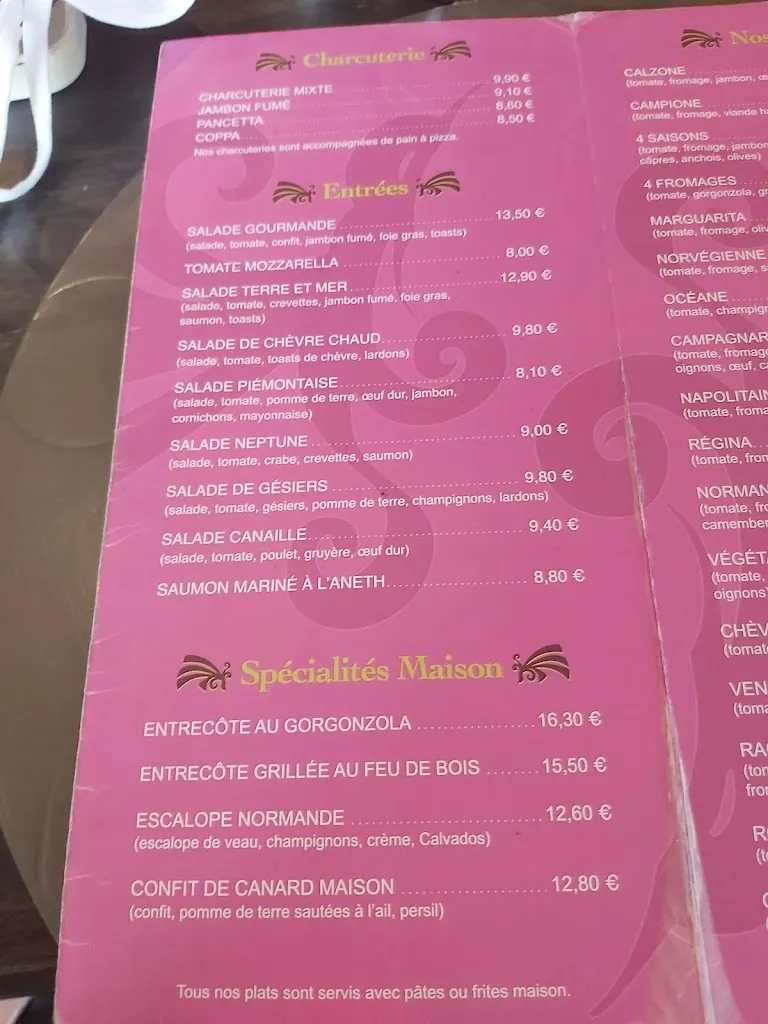 Menu_Les Quatre Saisons_Villers-Bocage_image_4