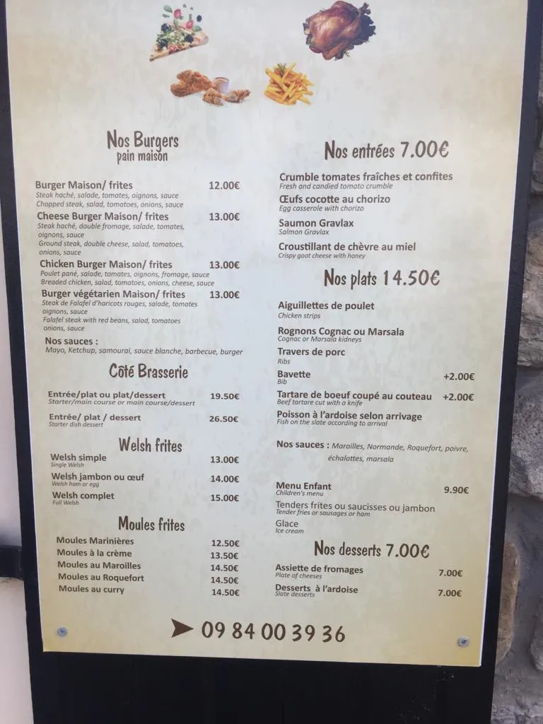 Menu_La Taverne_Wimille_image_3