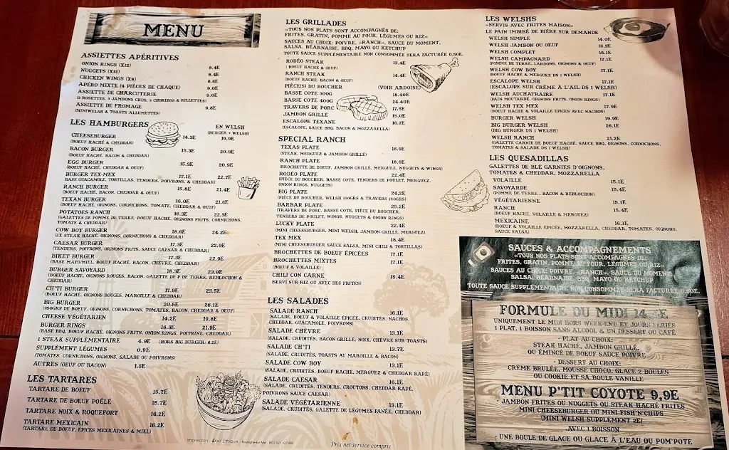 Menu_Le Ranch_Wimereux_image_1