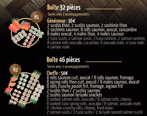 Menu_Chez Sushi LA PLAGNE Aime 2000_Aime-la-Plagne_image_3