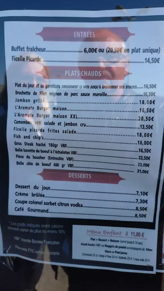 Menu_L'Aromate_Friville-Escarbotin_immagine_1