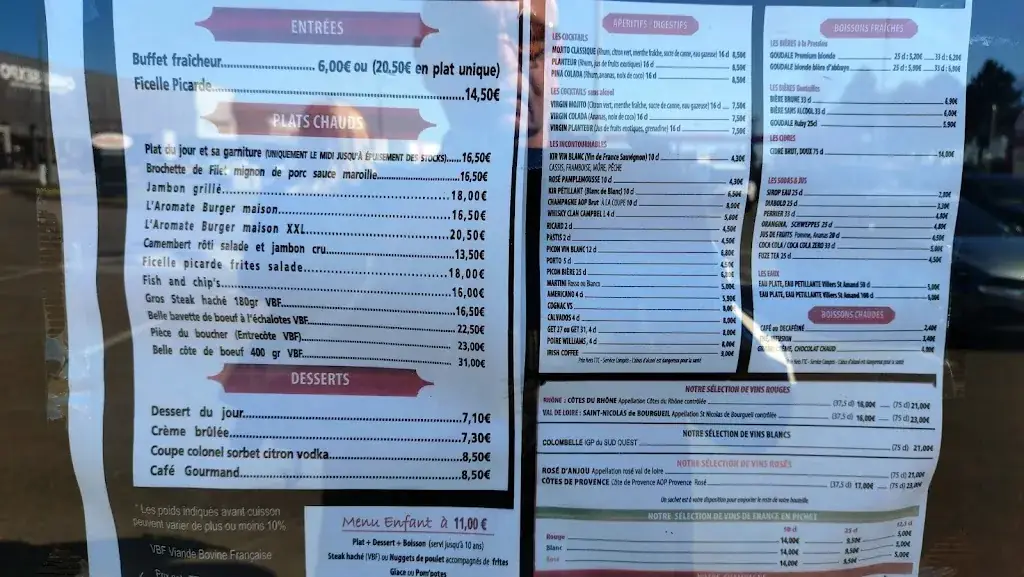 Menu_L'Aromate_Friville-Escarbotin_immagine_2