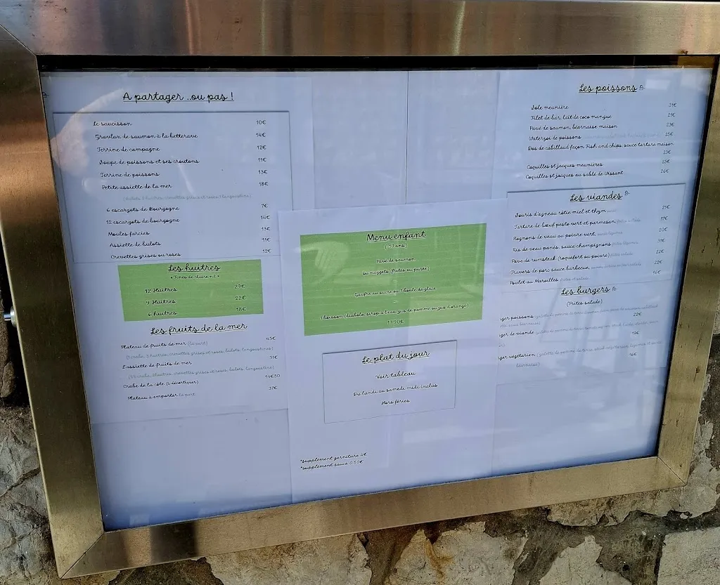 Menu_Hôtel Restaurant Le Spéranza_Wimereux_image_4