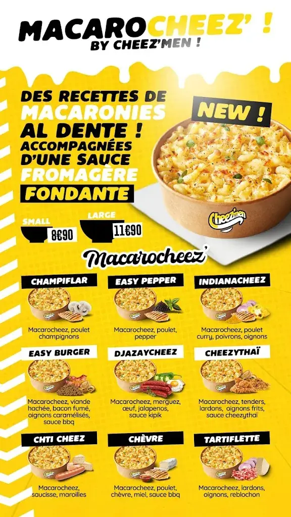 Menü_Cheezmen Wattrelos_Wattrelos_Bild_1