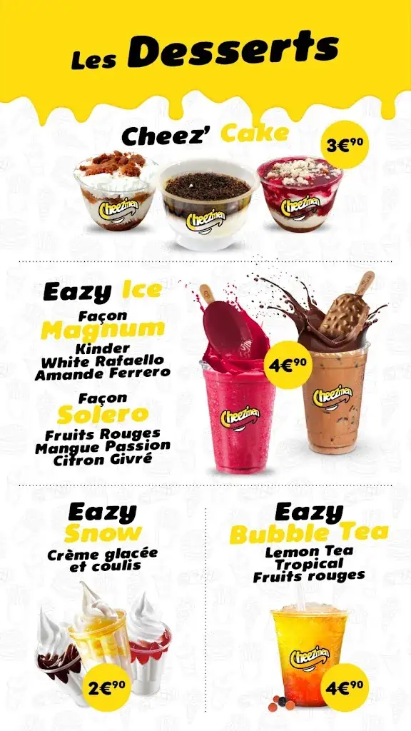 Menü_Cheezmen Wattrelos_Wattrelos_Bild_4