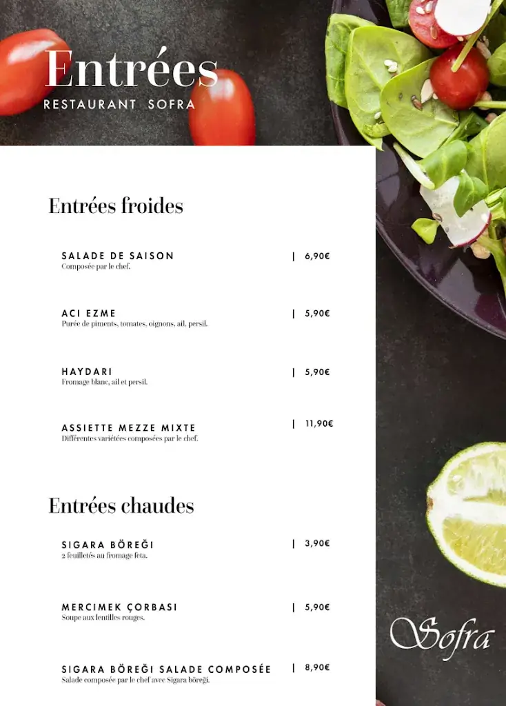 Menu_Sofra Restaurant Grillades & Pides_Wattrelos_image_3