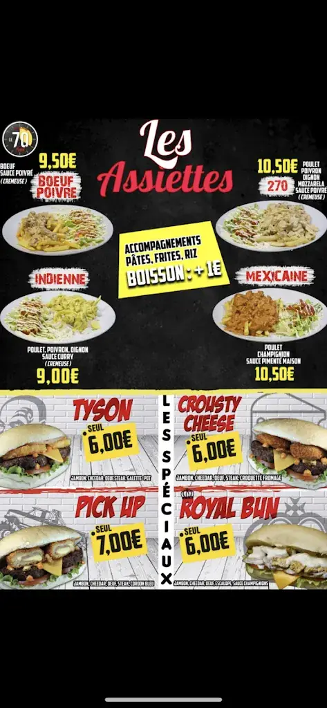 Menü_Le 70 Food_Wattrelos_Bild_3