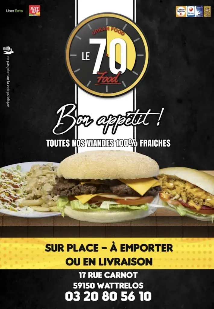 Menü_Le 70 Food_Wattrelos_Bild_4