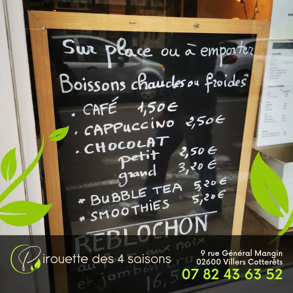 Menu_La Pirouette des Quatre Saisons_Villers-Cotterêts_image_1