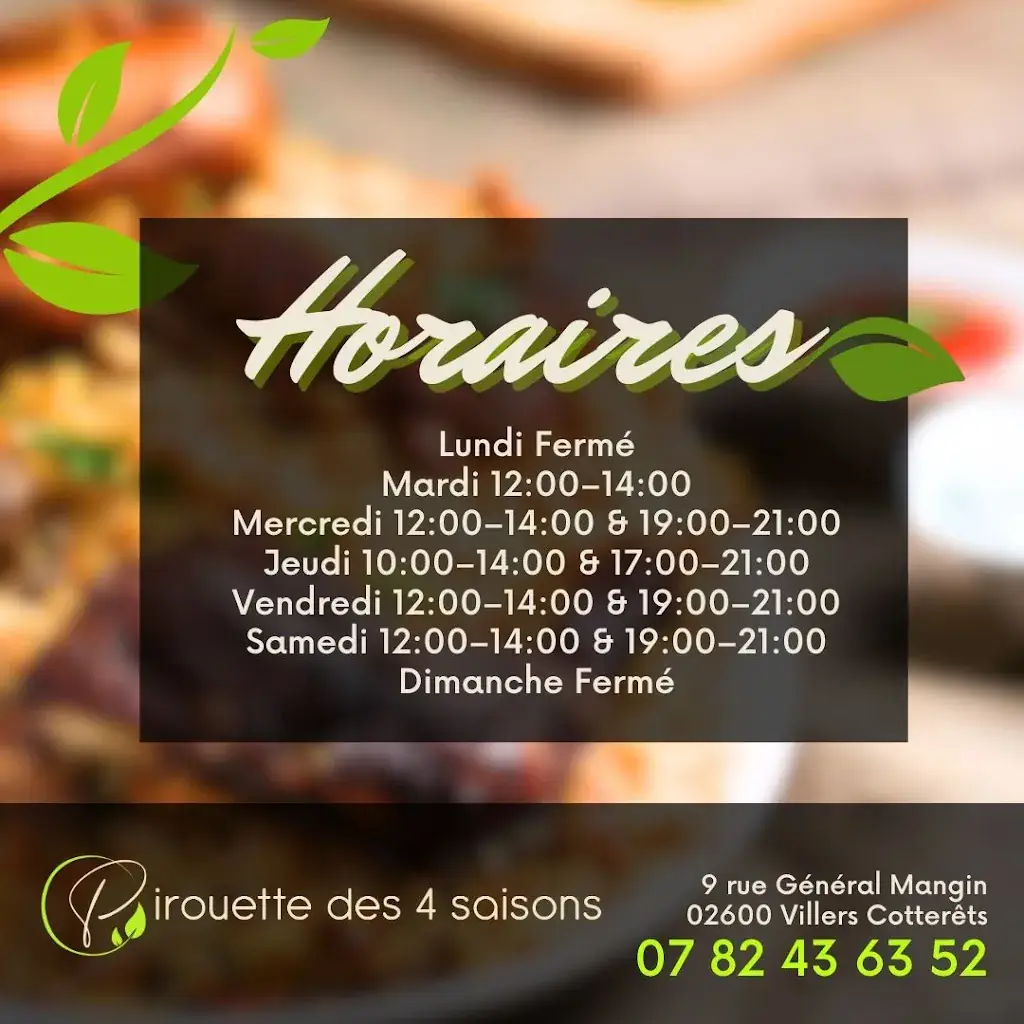 Menu_La Pirouette des Quatre Saisons_Villers-Cotterêts_image_3