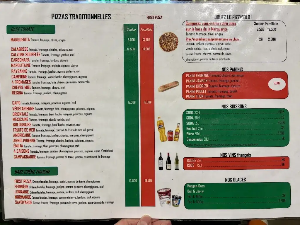 Menu_First Pizza_Saint-Arnoult-en-Yvelines_image_1