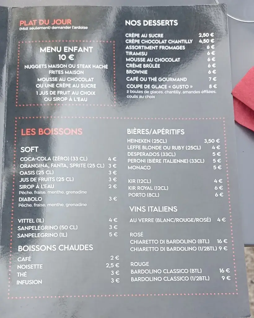 Menu_Dolce Gusto brasserie_Arbonne-la-Forêt_image_1
