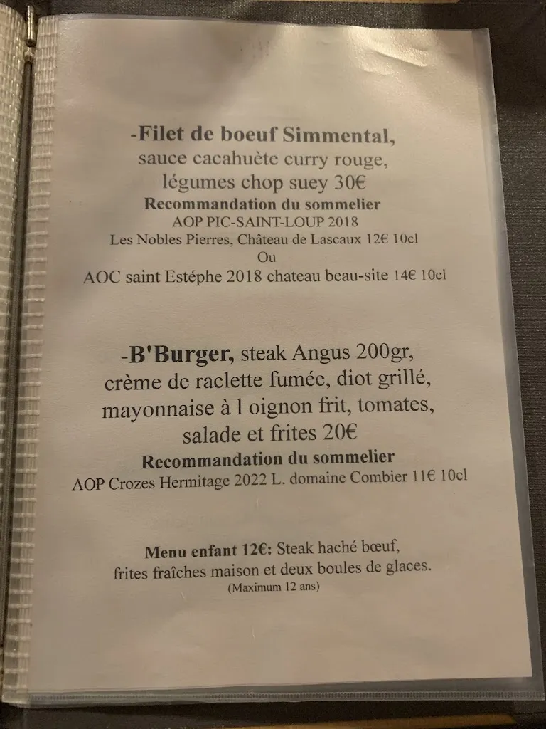 Menu_Auberge de Bajole_Copponex_image_3